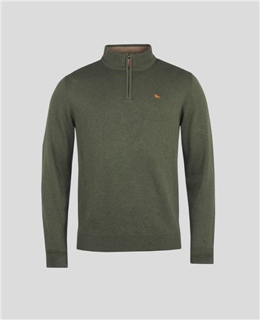 Carn 1/4 Zip Structure Knitwear-1