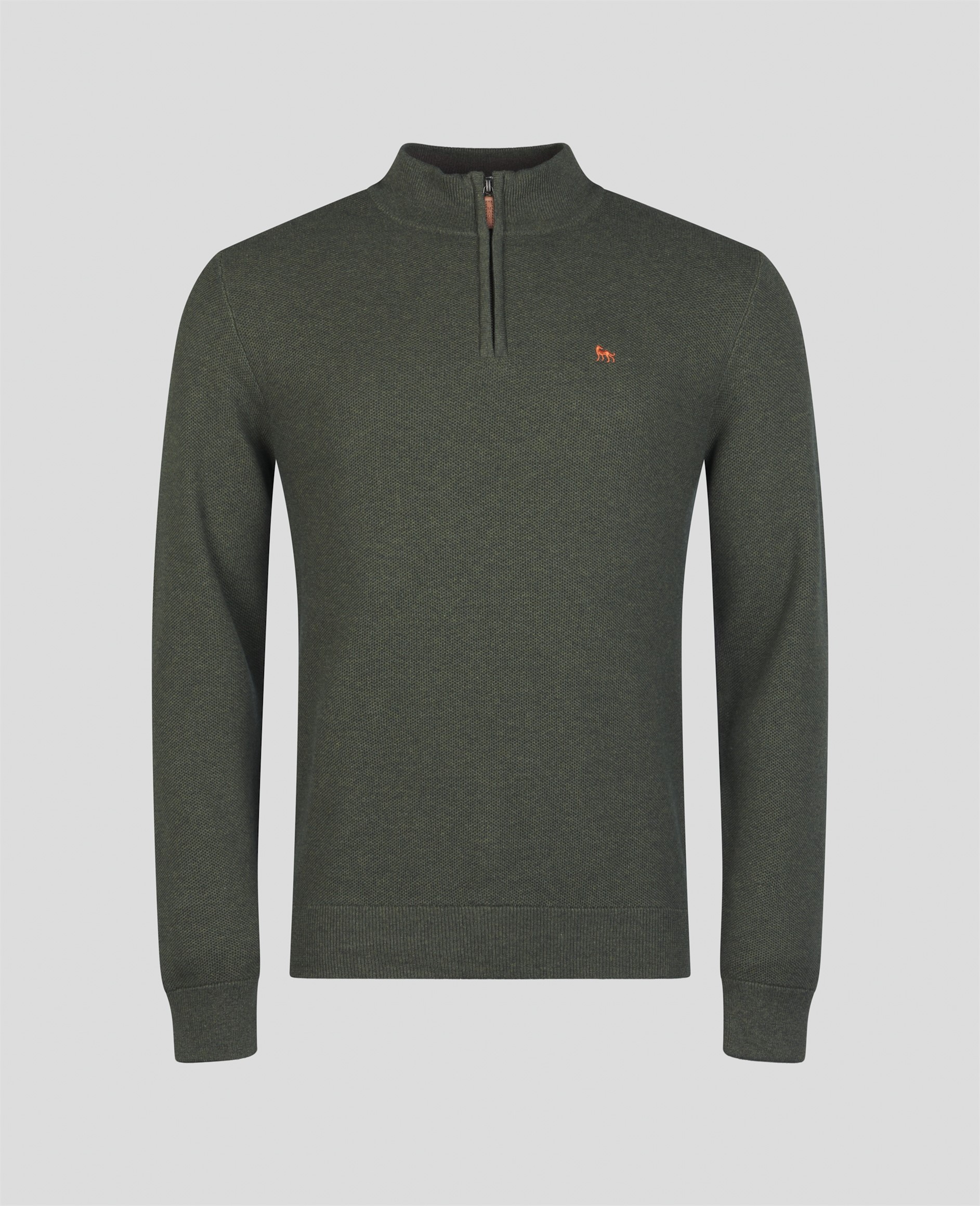 Carn 1/4 Zip Structure Knitwear-1
