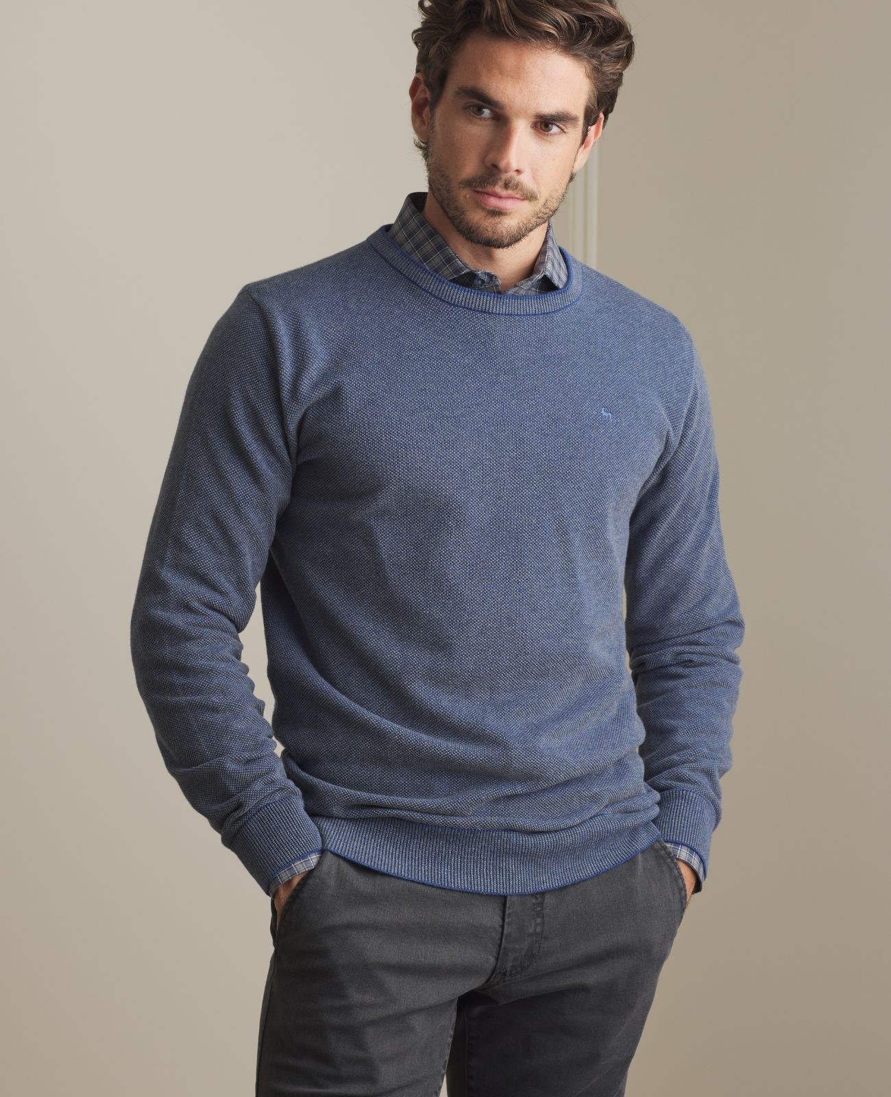 Charlie Micro Crew Knitwear-1