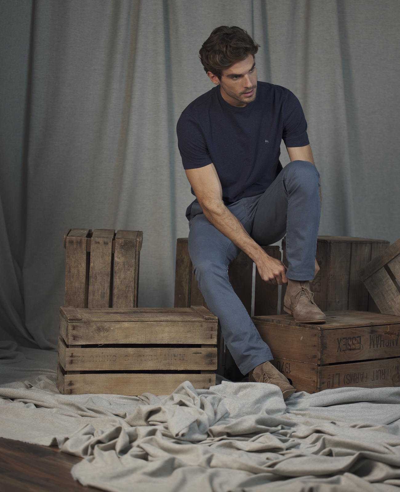 Dungloe Classic Washed Trouser-2