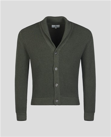 Inver Rib Cardigan Knitwear-1