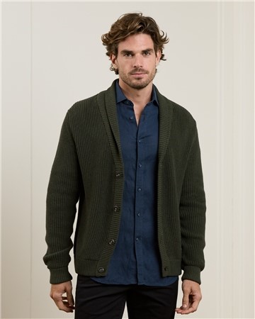 Inver Rib Cardigan Knitwear-2