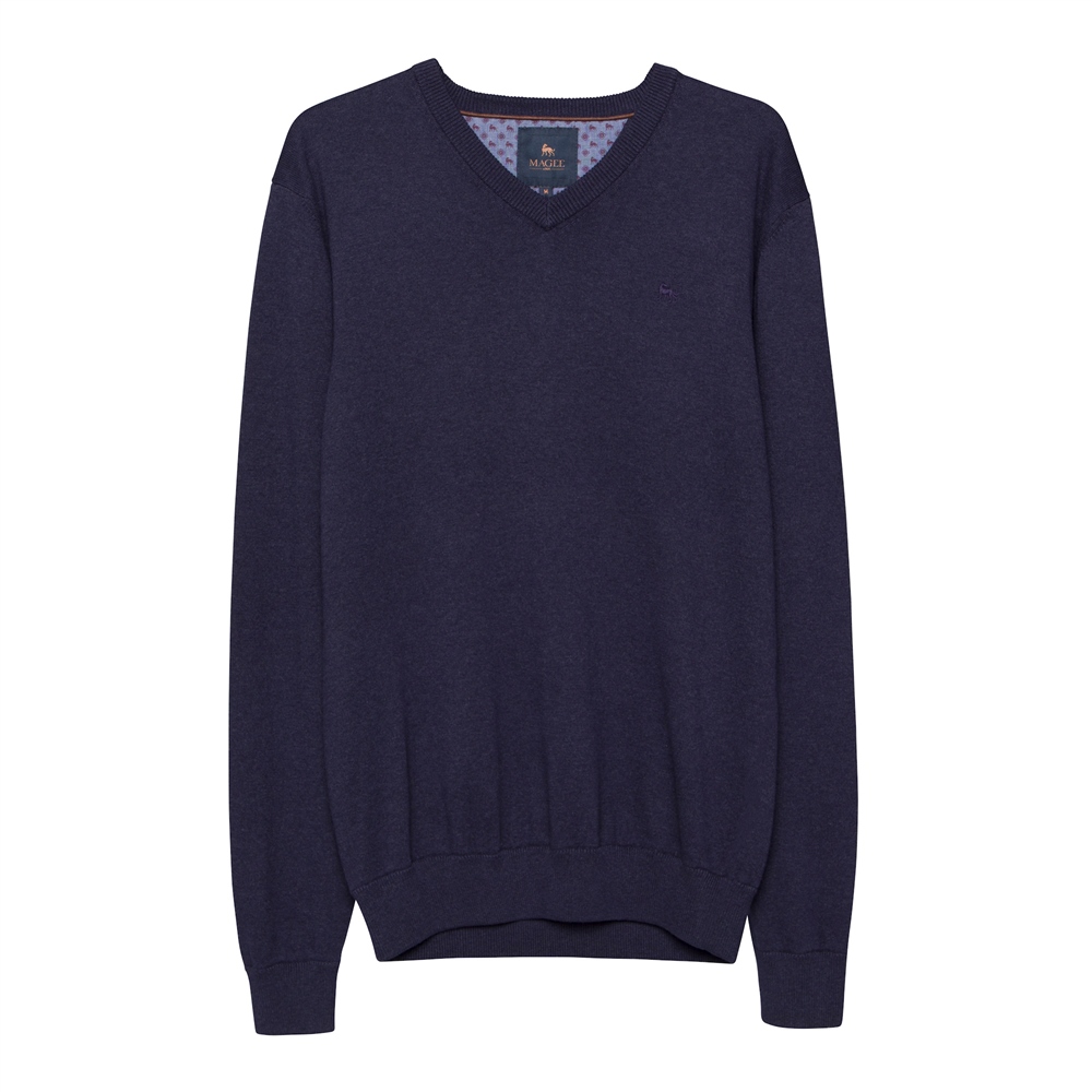 Carn Cotton Stock V Neck Knit