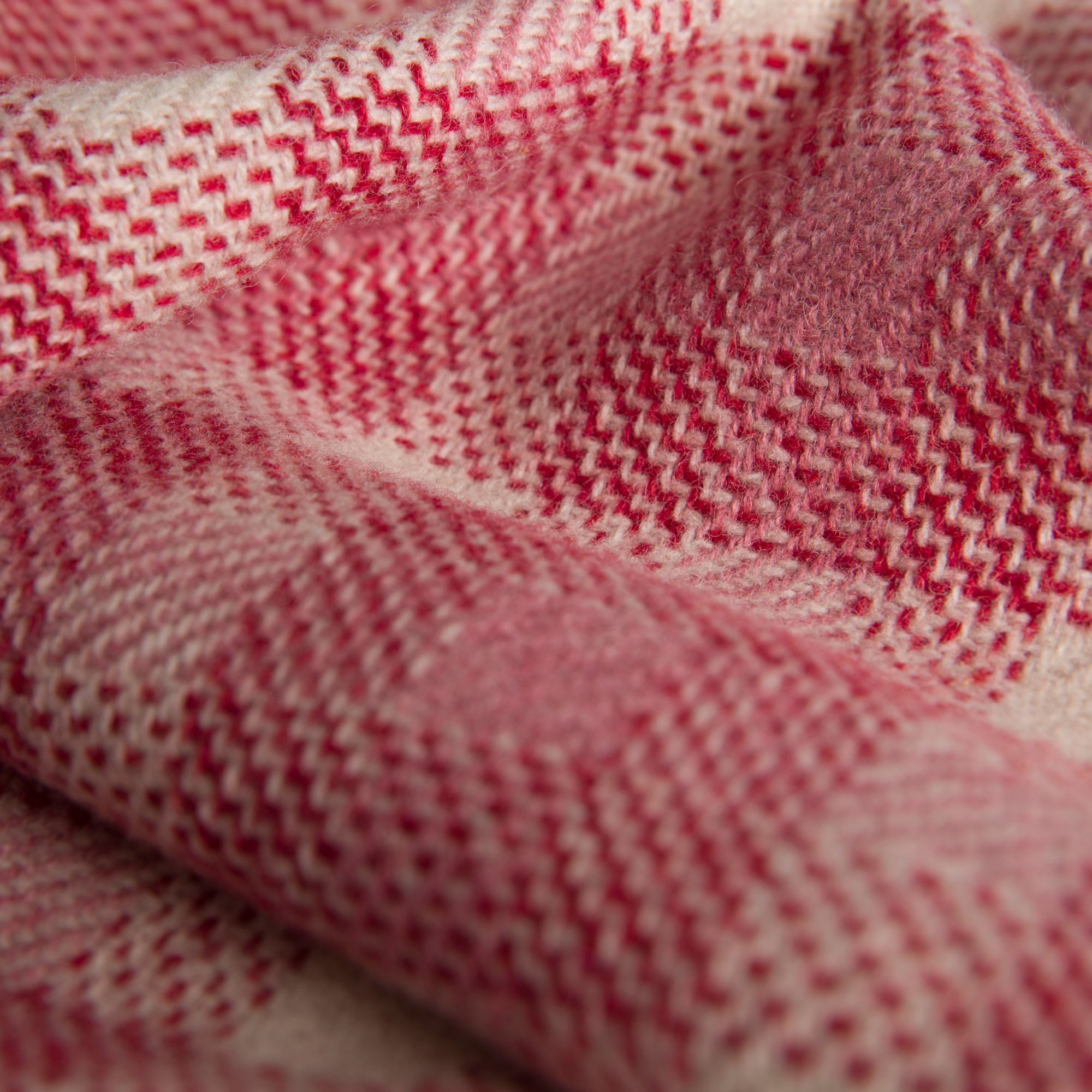 Patchwork Scarf 180x27cm Crm/Pink/Red-1