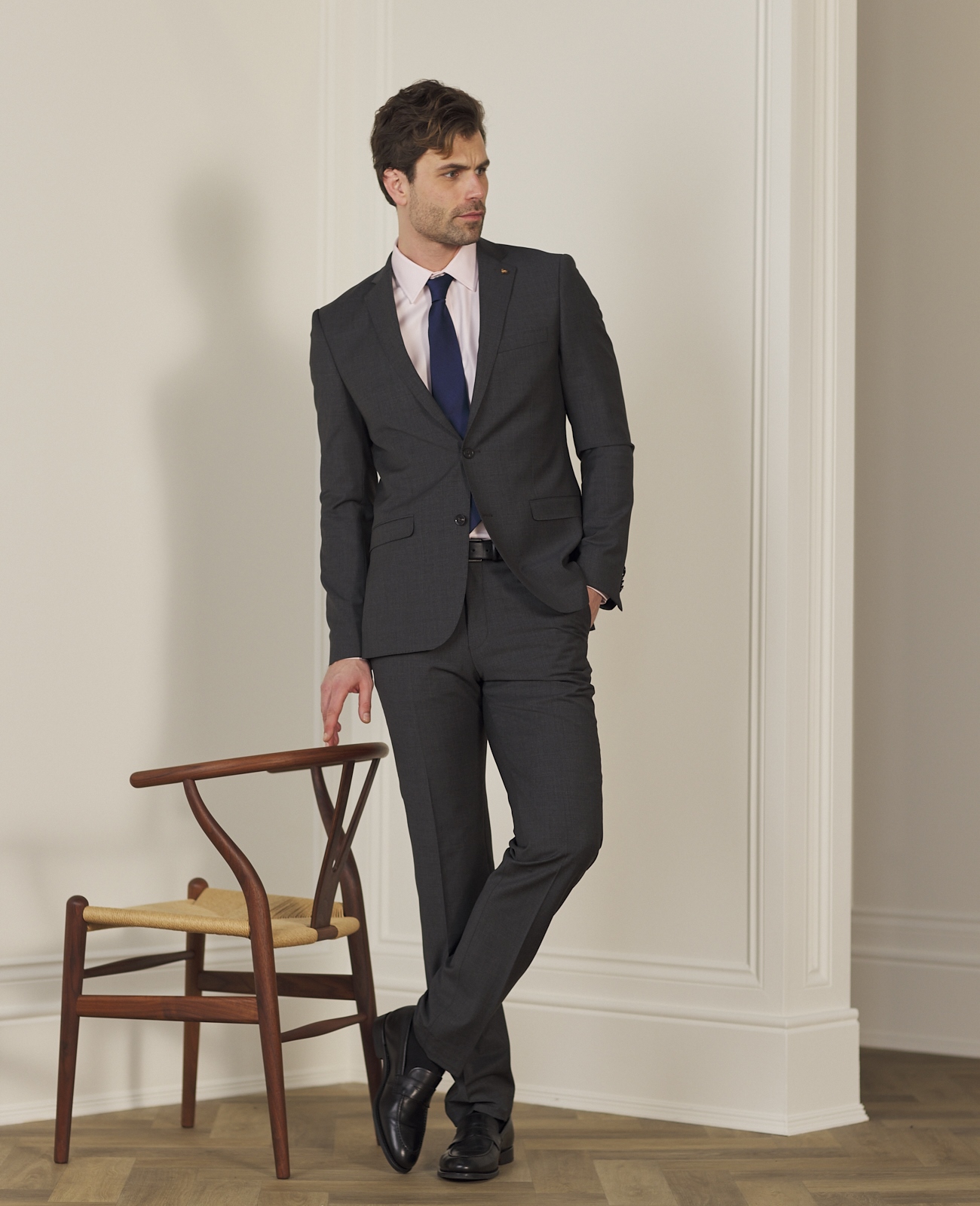 Liffey Classic M&m Plain Front Trouser-2