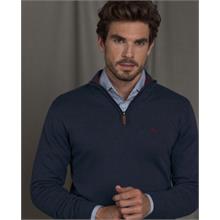 Carn 1/4 Zip Structure Knitwear