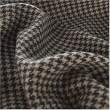 Houndstooth Scarf 180x30cm Oat/Navy-1