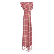 Patchwork Scarf 180x27cm Crm/Pink/Red