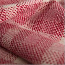 Patchwork Scarf 180x27cm Crm/Pink/Red-1