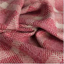 Patchwork Scarf 180x27cm Crm/Pink/Red-2