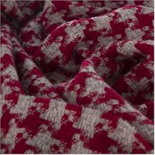 Oversized Houndstooth 150x138 White/Red-1