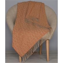 Fern Throw Camel/Orange