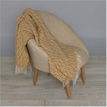 Wigwam Throw 150x142cm Oat/Yellow