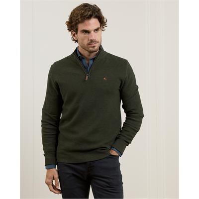 Carn 1/4 Zip Structure Knitwear