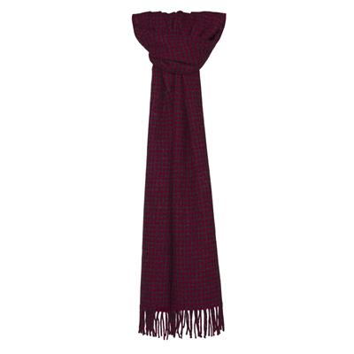 Houndstooth Red/Charcoal