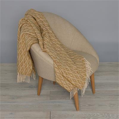 Fern Throw Yellow/Oat