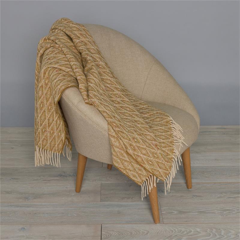 Wigwam Throw 150x142cm Oat/Yellow